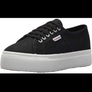 Black Platform Superga Sneaker